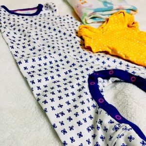 Infant girl onesies & blanket